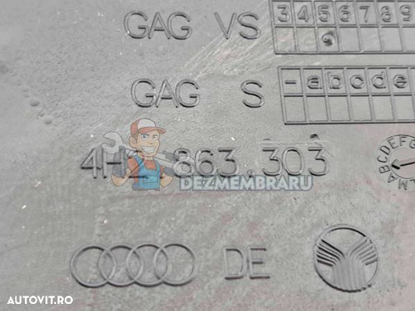 Ornament consola centrala Audi A8 (4H) [Fabr 2010-2017] 4H2863303 - 3
