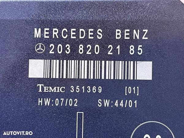 Unitate Modul Calculator Usa Portiera Stanga Spate Mercedes W203 Clasa C Class 2000 - 2007 Cod 2038202185 - 3