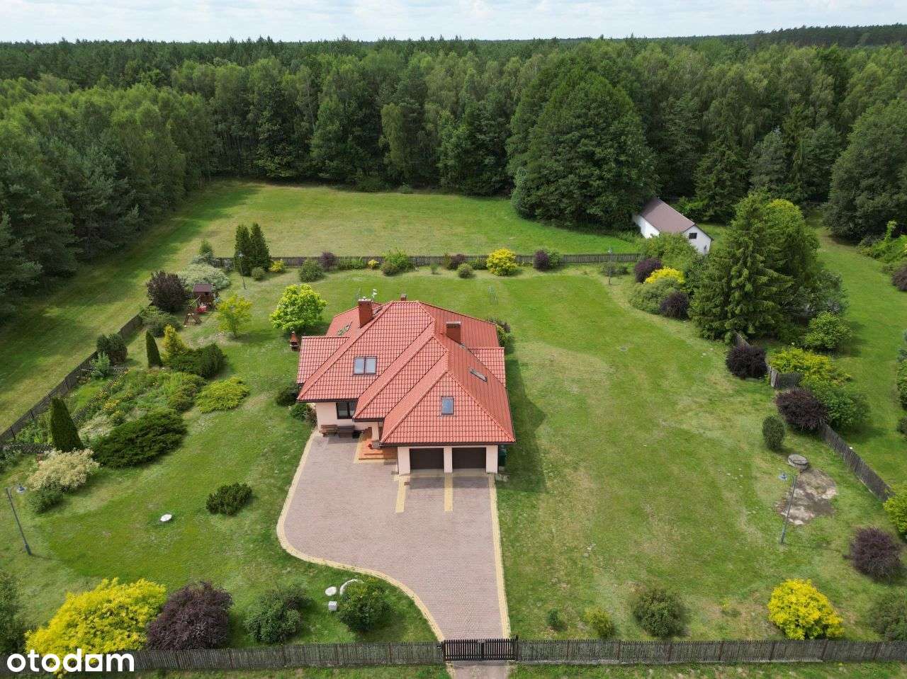 Piękny dom 234 m2, dużą 3 ha działką, gmina Brok.-3