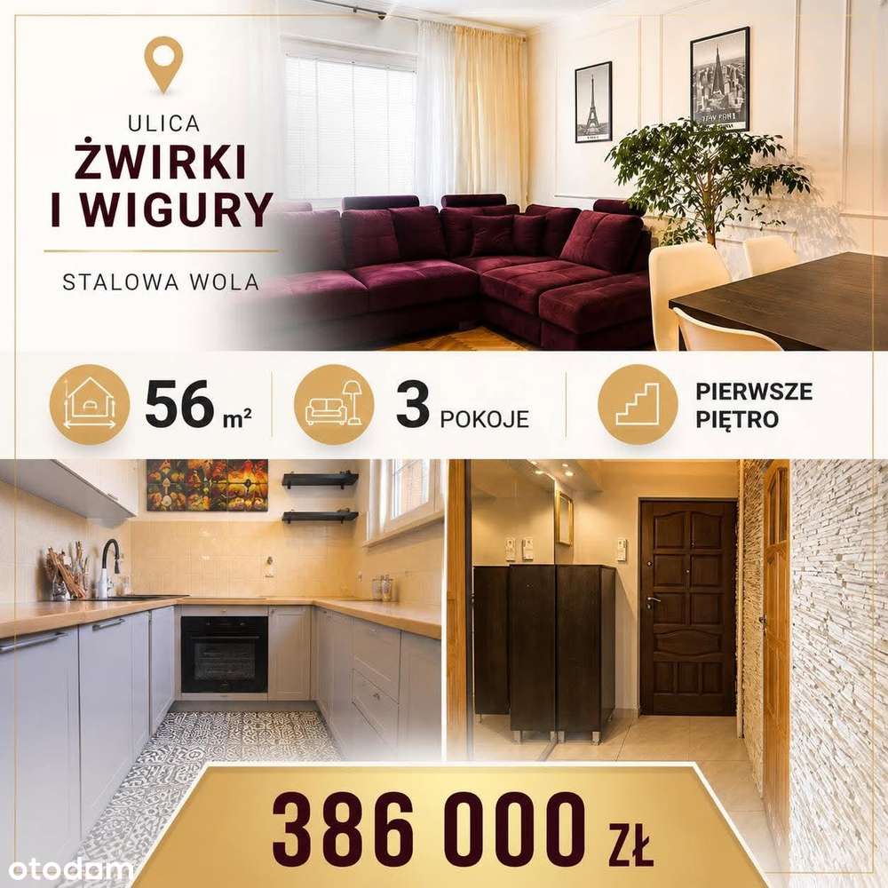 ul. Żwirki i Wigury - mieszkanie o pow. 56m, I piętro, 3 pokoje-14