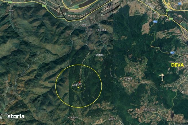 Teren intravilan 809mp sat Căoi ideal pentru casă, cabană acces asfalt-6