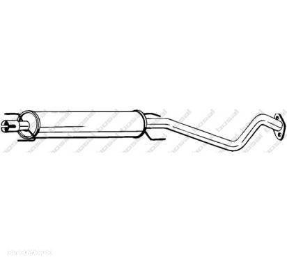 TLUMIK SRODKOWY OPEL ASTRA G 2.0 DI/DTI 99-> SZT BOSAL  284-343 - 2