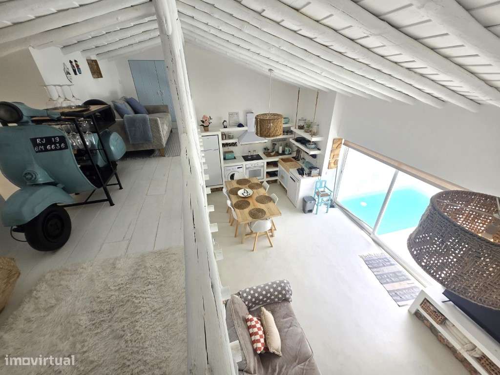 Simpática Moradia T2 com Piscina, perto da praia da Amieira-9