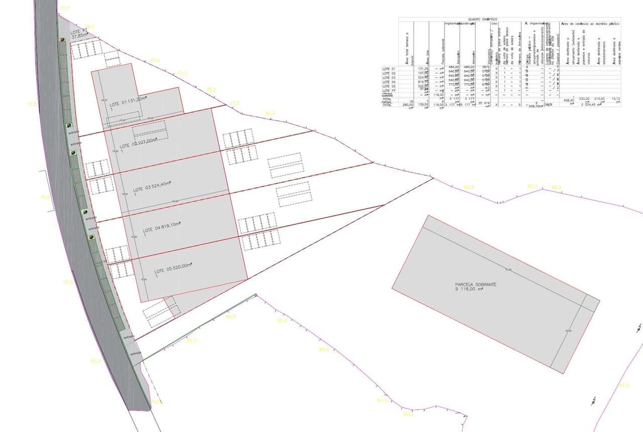 Lote Industrial - Rabo de Peixe (4 lotes. Lote #3) - Grande imagem: 2/4