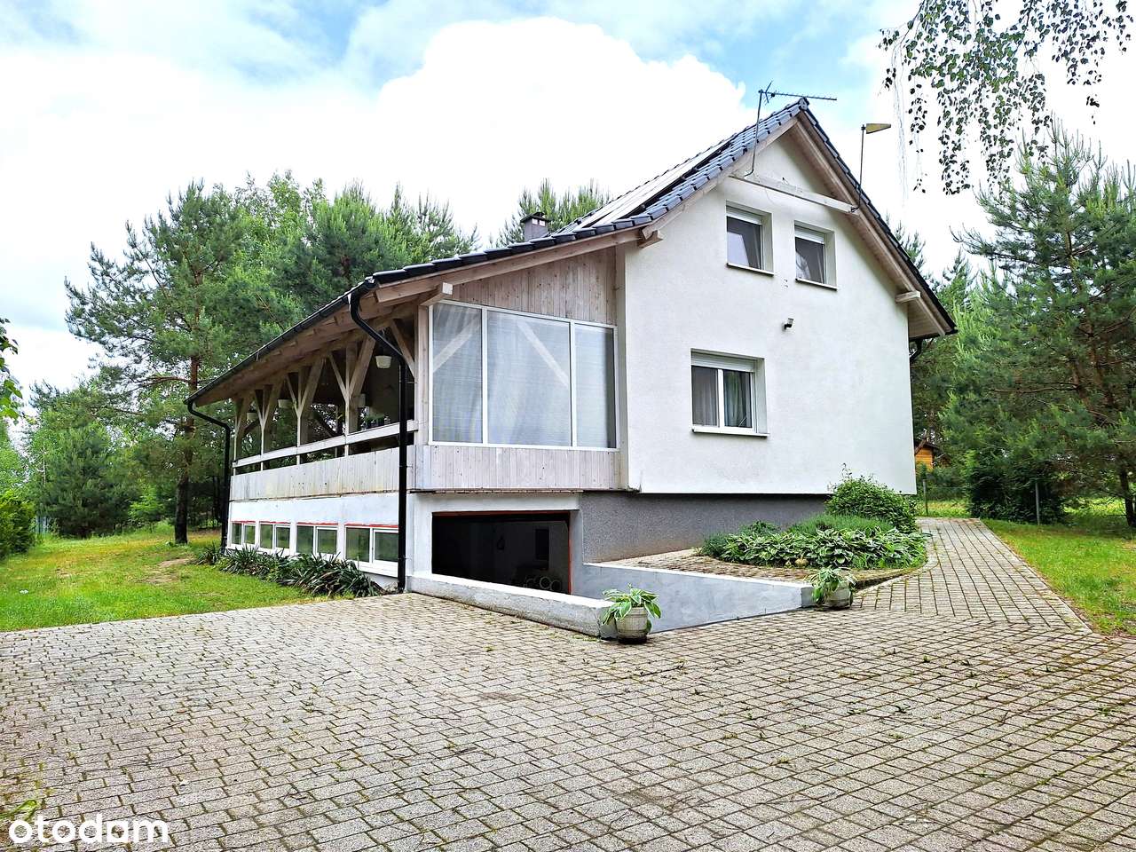 Przestronny dom w lesie, 50 m od jeziora, Radęcin-0