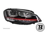 Faruri 3D LED compatibile cu VW Golf 7 VII GTI Design - 5