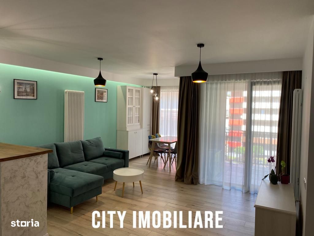 Apartament 2 camere, S-62mp, bloc nou, mobilat, Bella Vista, Buna Ziua