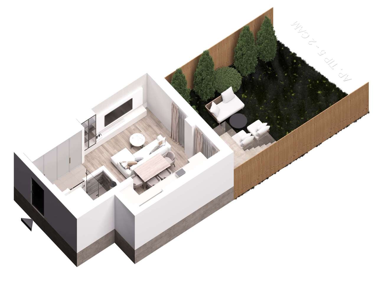 Studio cu Gradina Tip 6 | Parcul Carol | Proiect Nou Decembrie 2026 - Imagine principală: 4/4