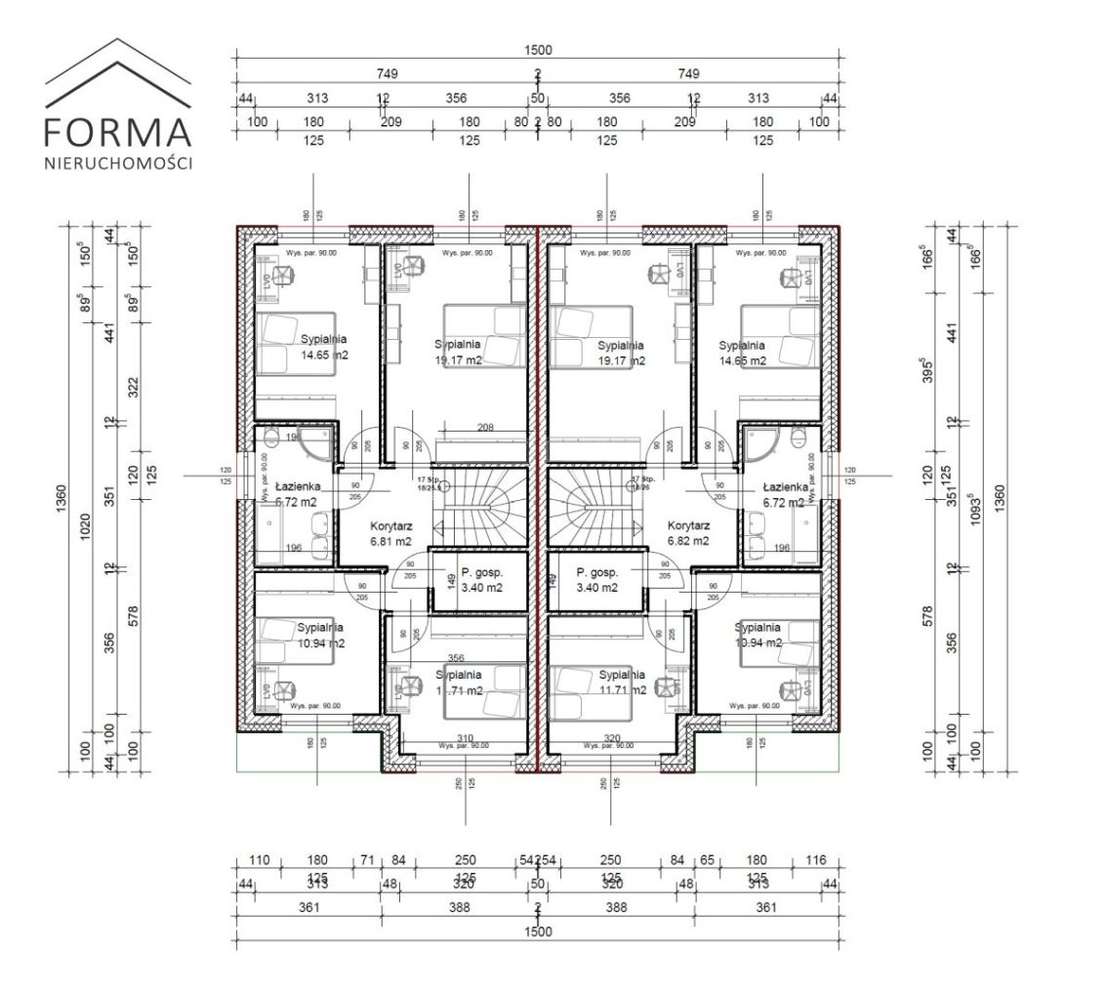 Piękny bliźniak w Osielsku |otulina lasu| Premium - Pełny obrazek: 4/6