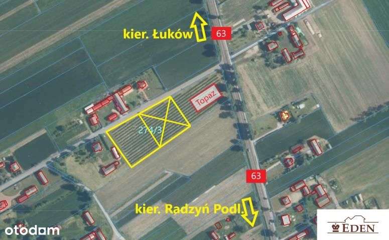 Działka budowlana 32 ary - miejscowość Stok, gmina Ulan-Majorat - Pełny obrazek: 4/7