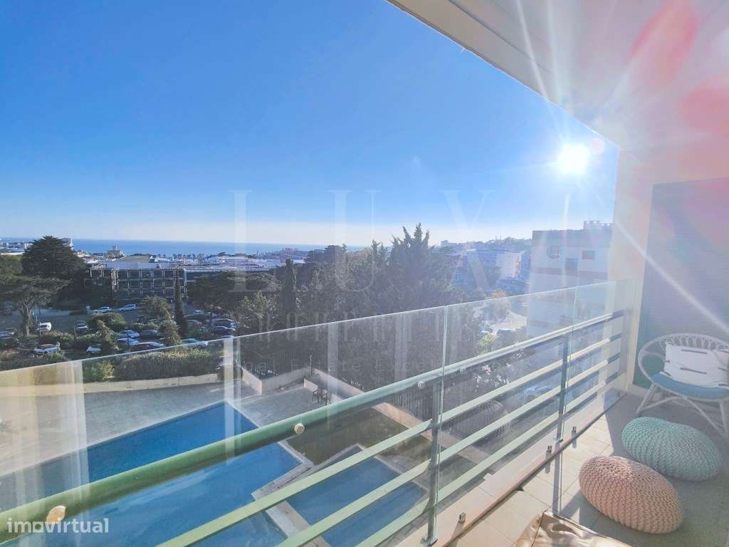 PENTHOUSE T5 DE LUXO COM VISTA FRONTAL DE MAR NO CENTRO DO ESTORIL-30
