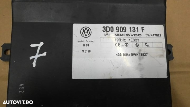 Calculator confort Volkswagen Touareg cod 3D0909131F - 2