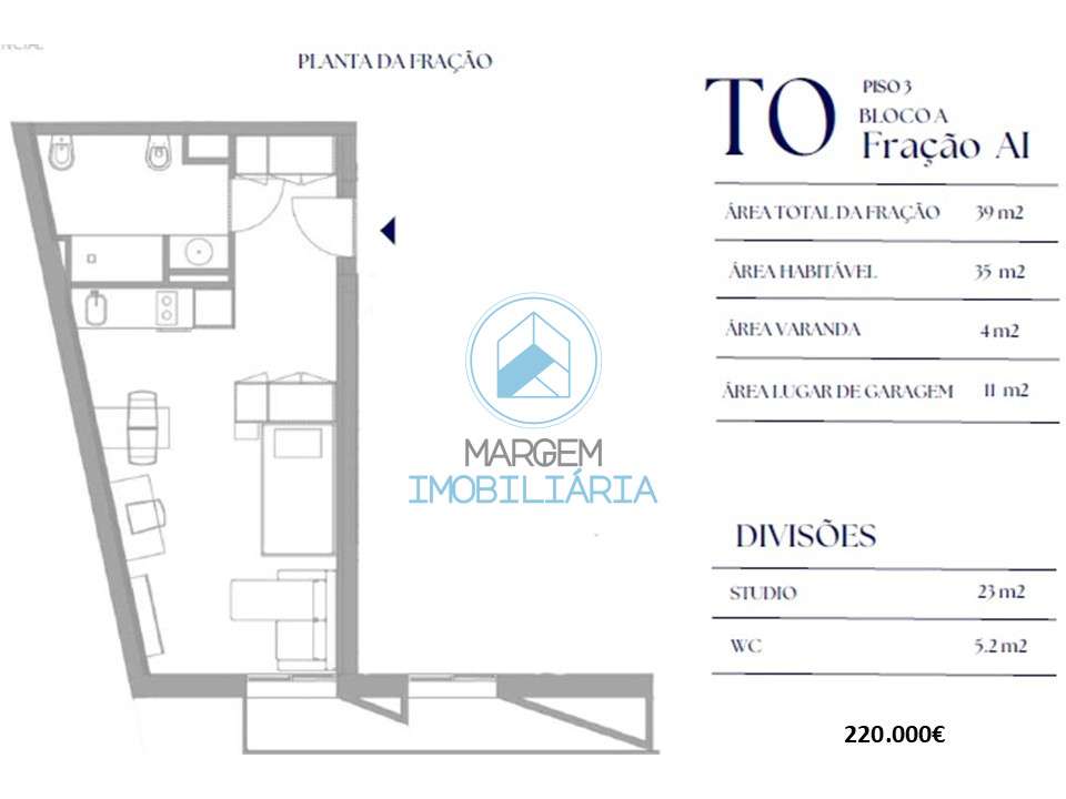 Estúdios c/varanda e garagem a 5 min da Faculdade Medicina do Porto-2