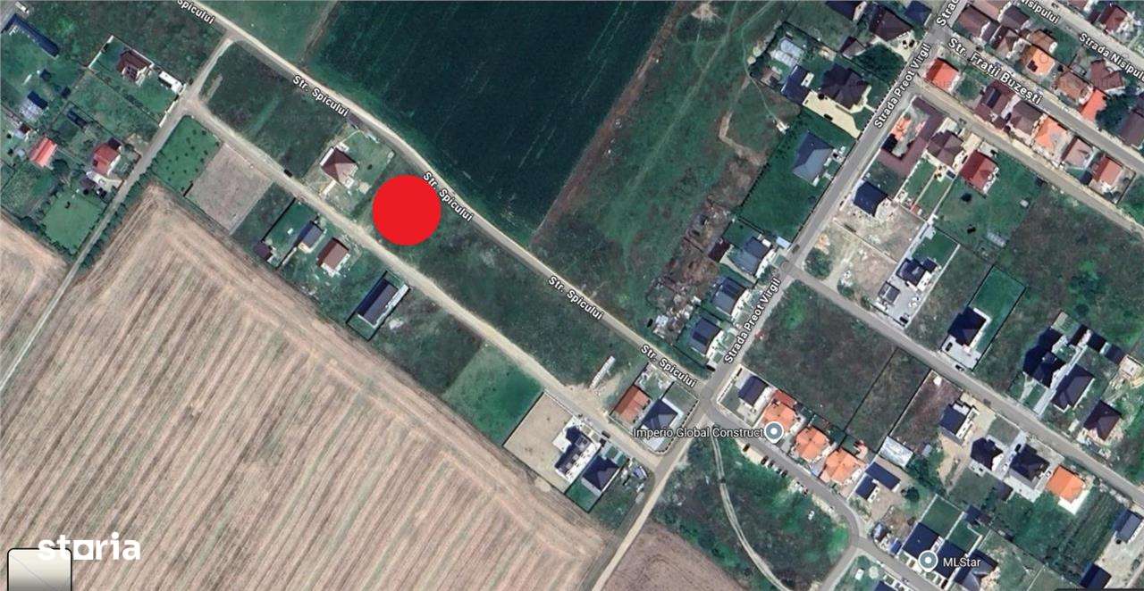 Teren intravilan granita Rasnov Cristian 890 mp - Imagine principală: 5/5