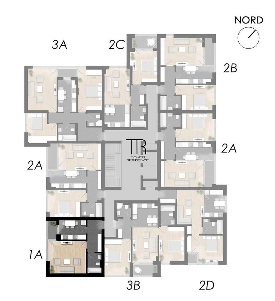 Garsoniera Dotari Premium Incalzire in Pardoseala Ansamblu Nou Rahova-6