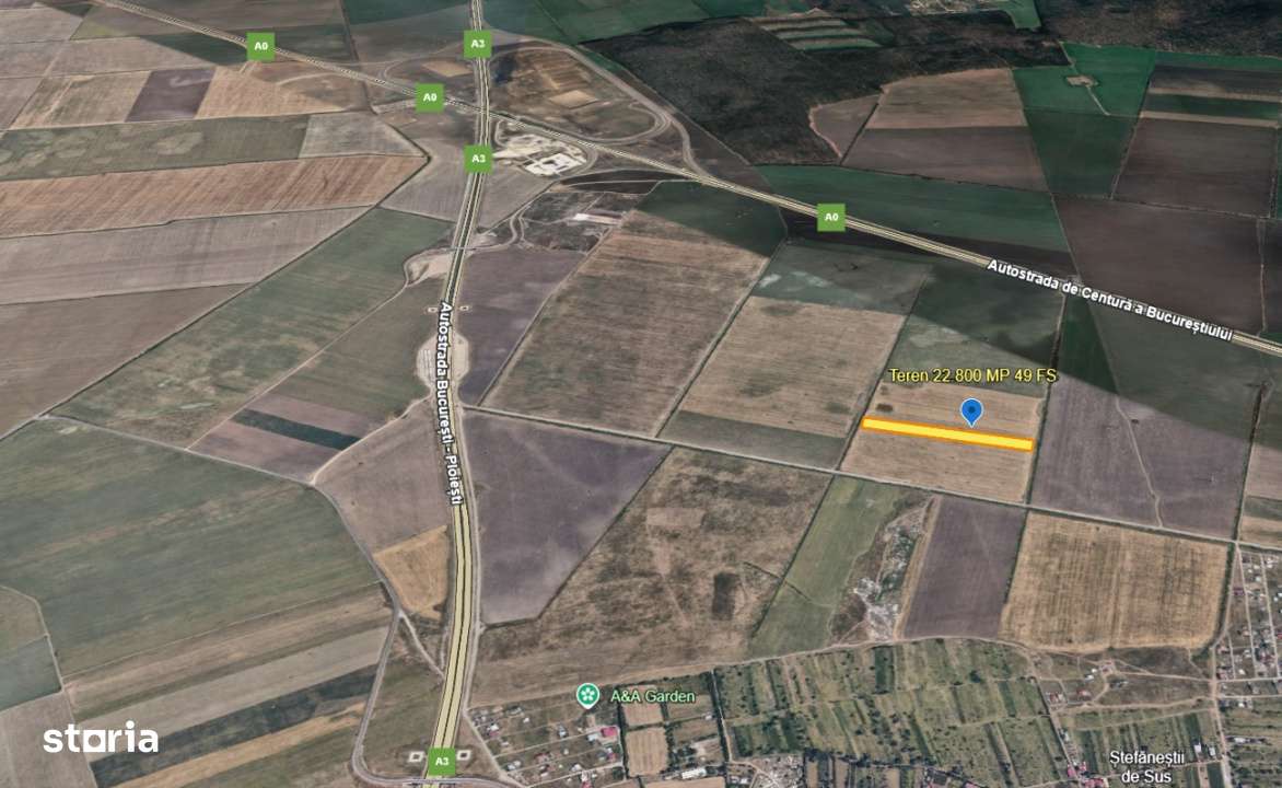 Vanzare Teren 22.800 MP Intravilan Tarla 10–Ștefanestii de Jos, Zon - Imagine principală: 2/2