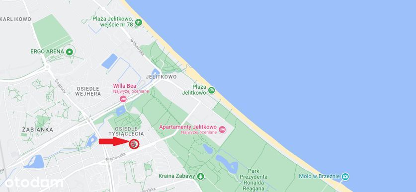 Działka Gdańsk Przymorze 1002,24m2 1km od morza