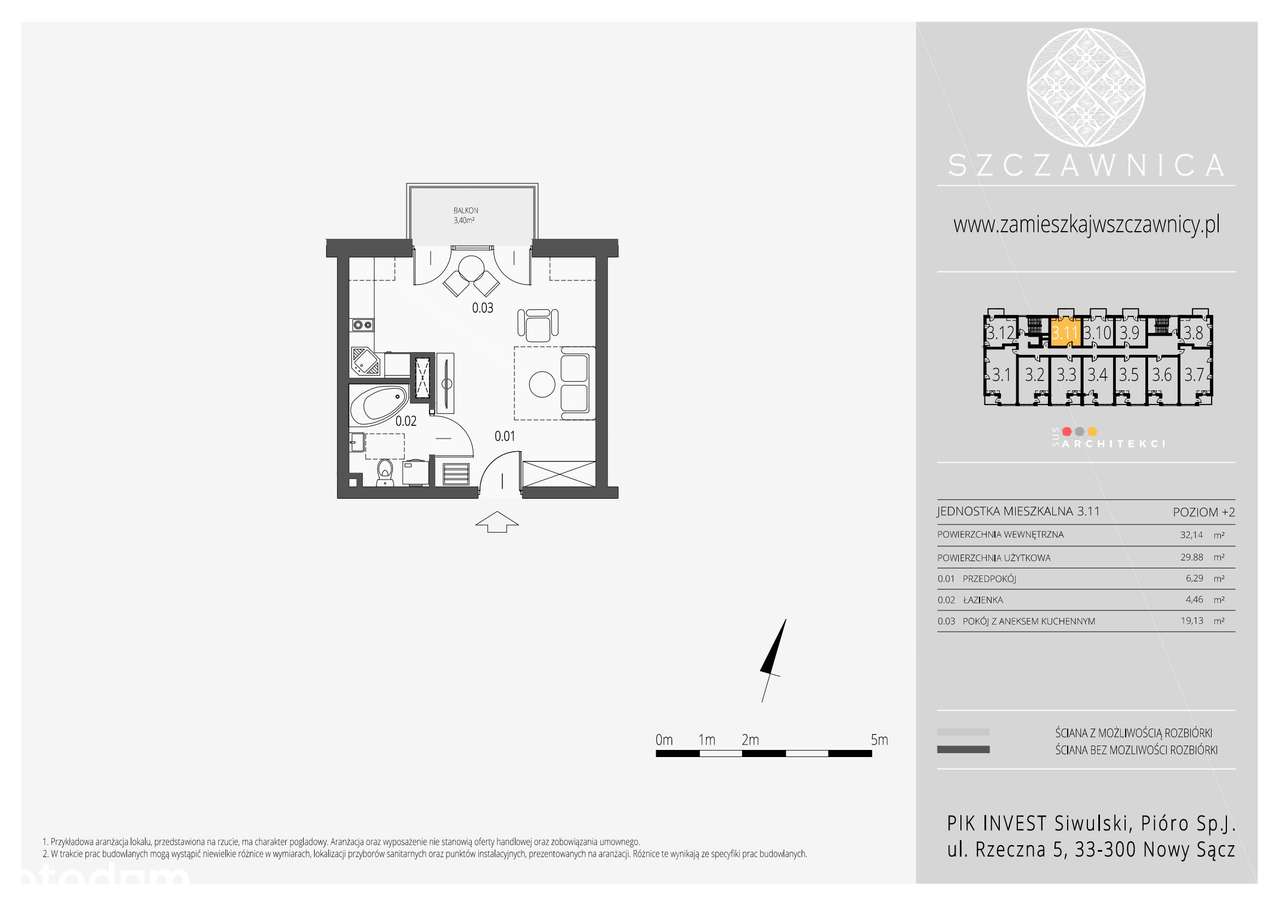 Szczawnica | apartament 1-pok. | 3_11 - Pełny obrazek: 2/7