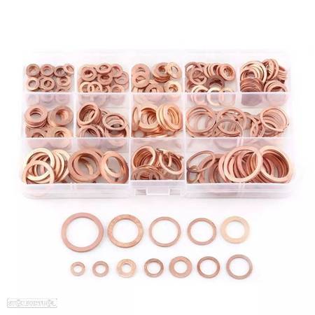 Caixa sortido anilhas de cobre - 220 peças - 3