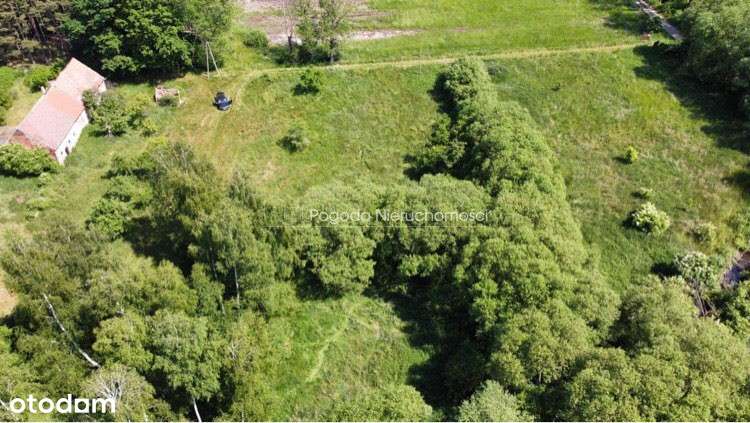 Działka budowla z małym stawem-8