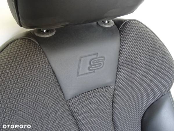 fotel kierowcy SLINE  skora Audi A3 8V Sportback czesci - 3