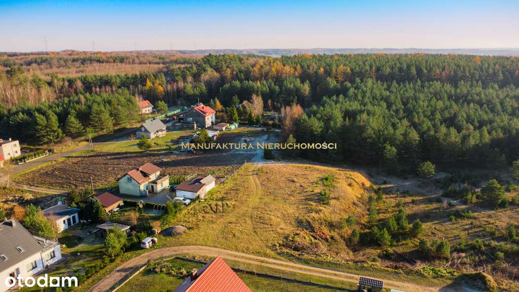 Wyjątkowa działka budowlana. Las i jezioro.-7