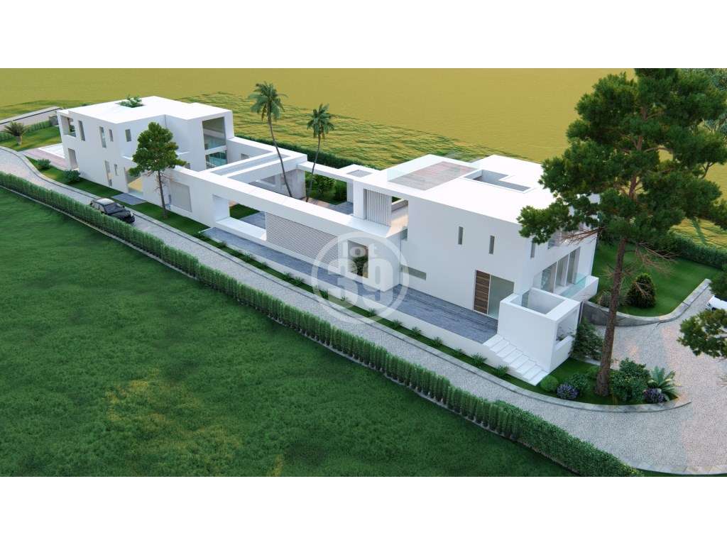 Terreno com Projeto Aprovado para 2 Moradias com Piscina ! Açoteias...-4