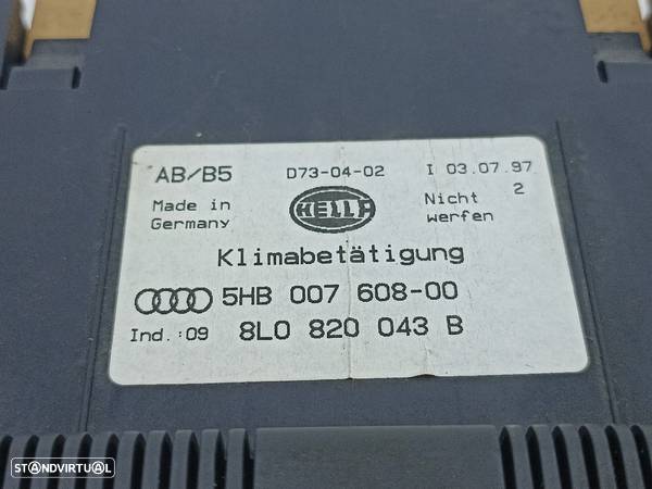 Climatronic Sofagem / Comando Chaufagem  Audi A3 (8L1) - 5
