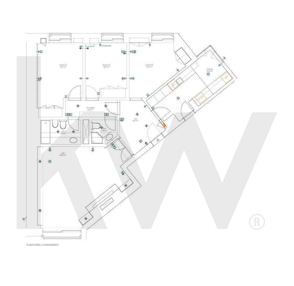 Apartamento T3 Renovado no Condomínio Torres de Lisboa | Laranjeiras S-52