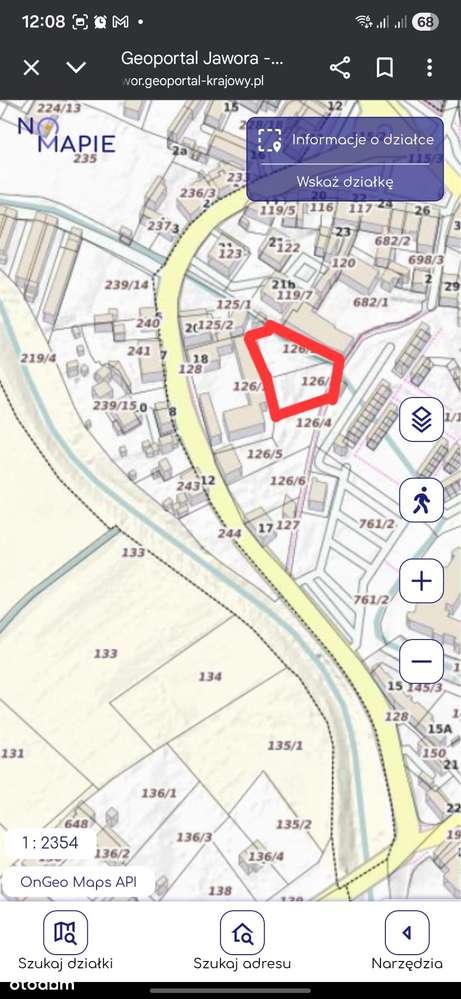 Działka dla deweloperów - Pełny obrazek: 1/3