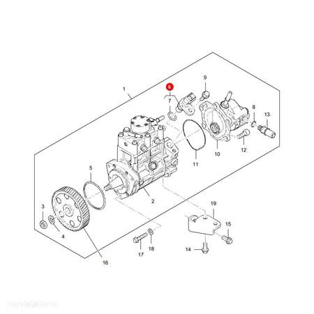 Czujnik prędkości Massey Ferguson 4226444M91 Bepco - 4