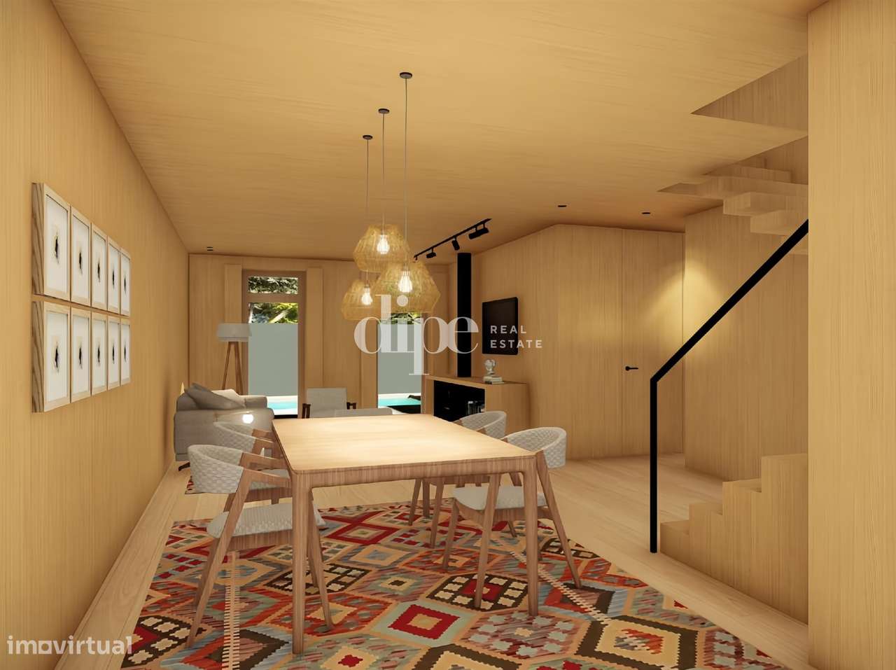 Moradia T3+1 para Restauro com projeto no centro de Guimarães.-11