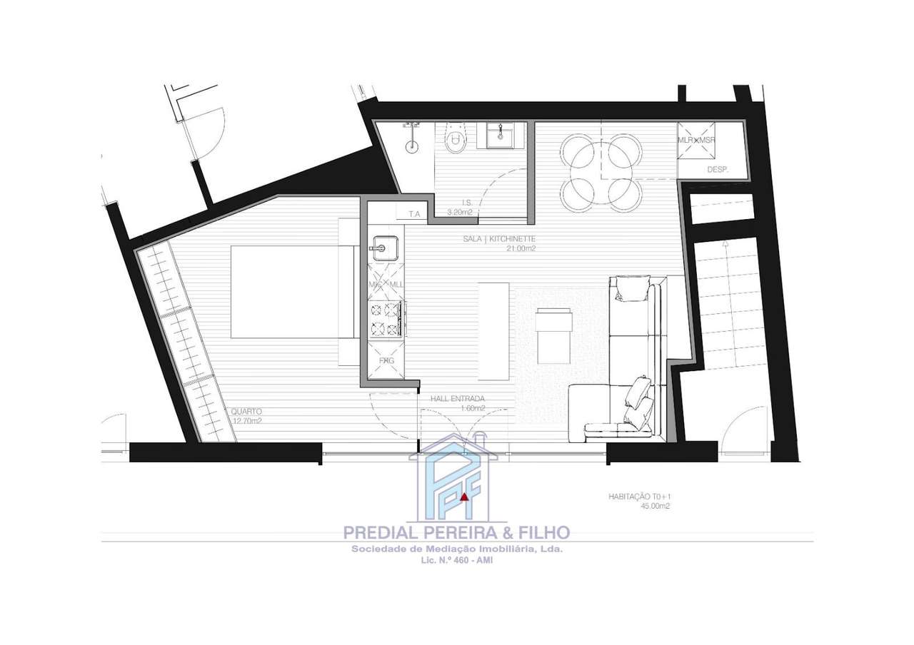 Andar-Moradia T1  Remodelado - Rio Tinto / Venda Nova/ Junto às Fin...-20