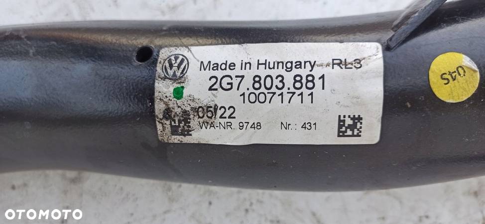 VW TAIGO 2021- HAK HOLOWNICZY BELKA WYPINANY 2G7803881 - 10