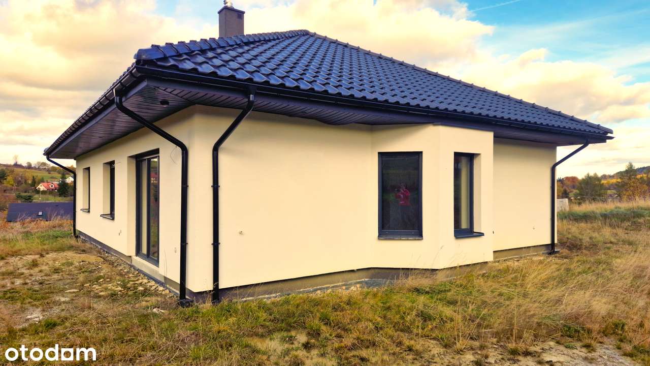 Przestronny dom z widokiem na góry Beskidu Wyspowego-8