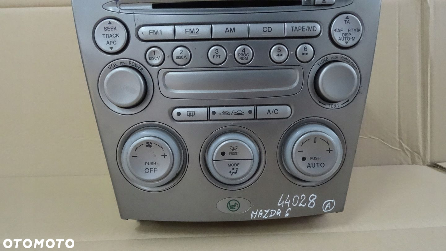 MAZDA 6 RADIO KRATKI NAWIEWU PANEL STEROWANIA NAWIEWU - 4