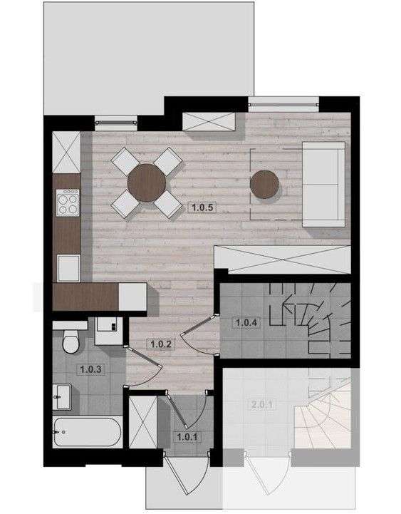 Kawalerka w stanie deweloperskim z ogródkiem!!! - Pełny obrazek: 3/5