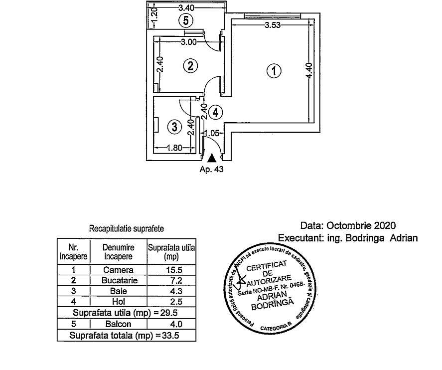 Garsoniera | Zona Regie | Mobilata & utilata | Direct proprietar-14