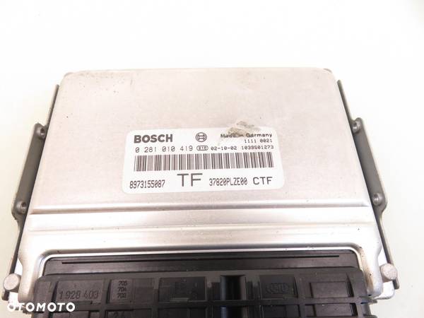 STEROWNIK HONDA CIVIC VII 1.7 CTDi  0281010419 37820PLZE00 - 2