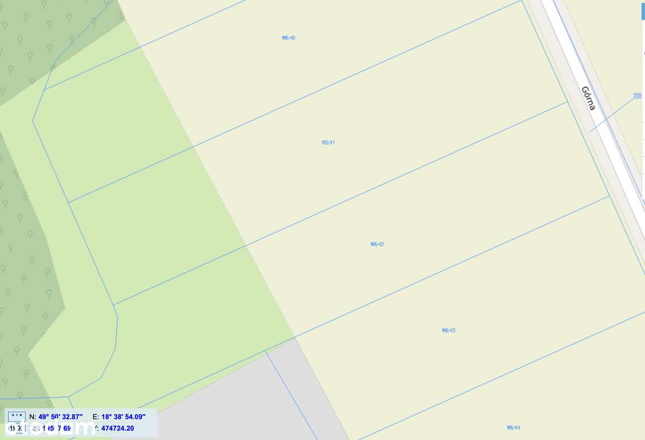 Działka budowlana - zagrodowa Kończyce Wielkie pow. Cieszyn-4