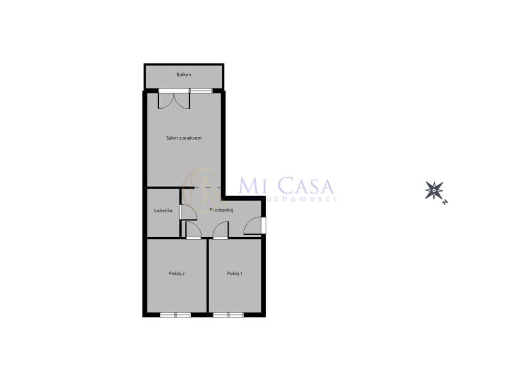 Ładne 3 pokoje, balkon, blisko szkoła, Maślice-12