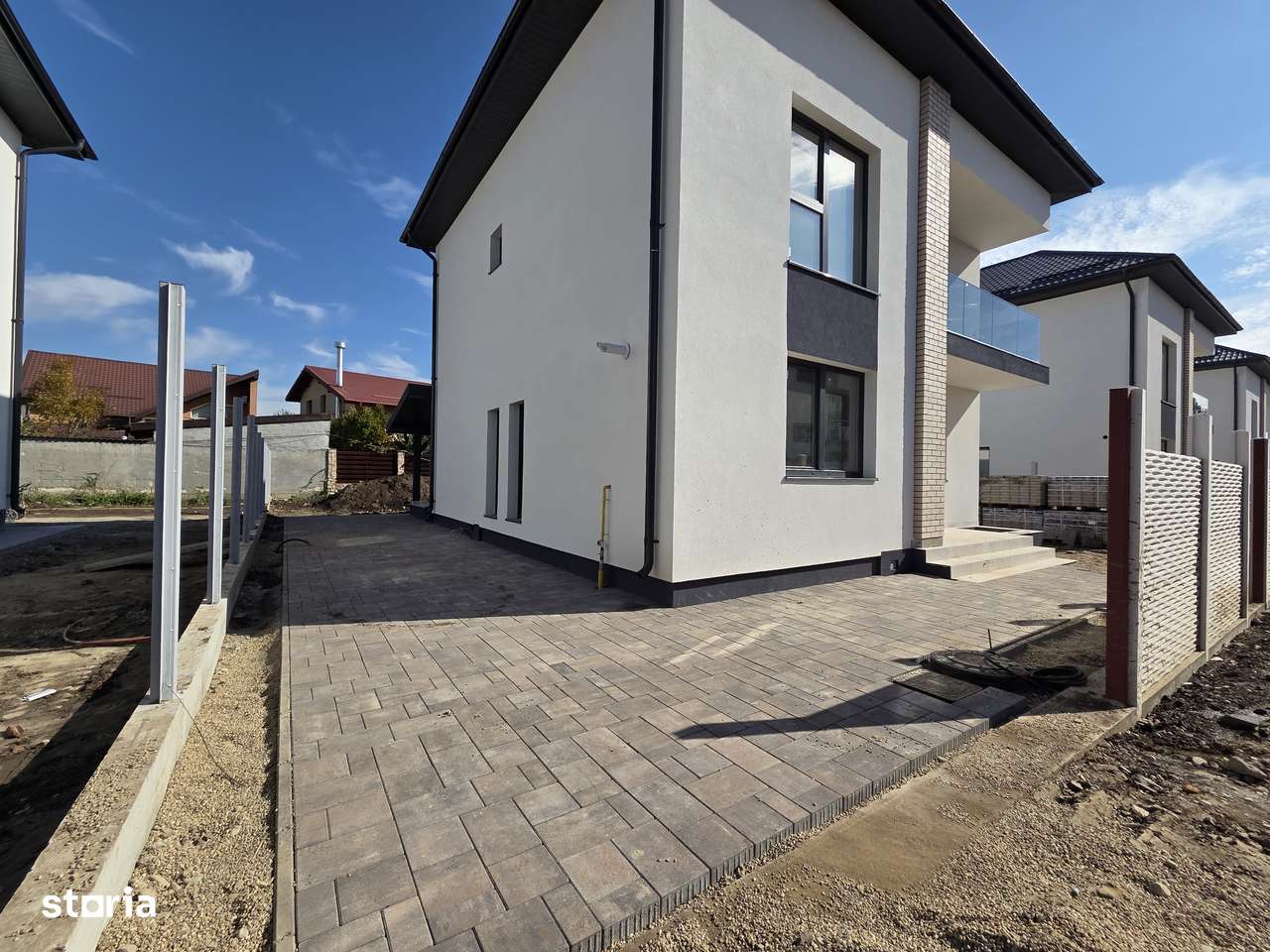 Casă individuală modernă Bragadiru – 5 camere, 3 bai teren 400 mp - Imagine principală: 2/19