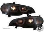 Faruri LED Angel Eyes DRL compatibile cu BMW X5 E70 - 6