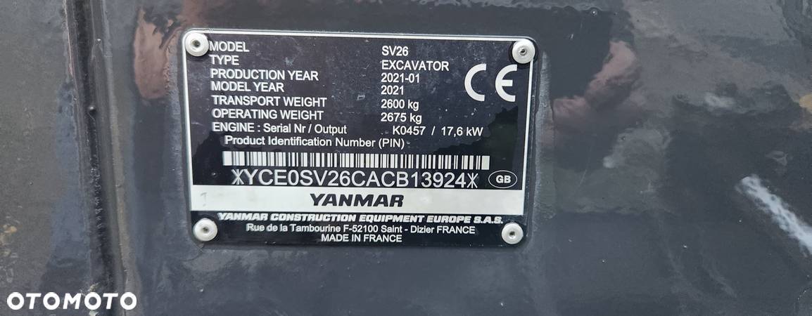 Yanmar SV26 Advance - 13