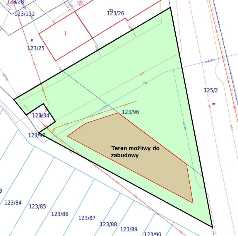 Dz. budowlana z WZ dla 2 domów jednorodz. lub budynku wielorodzinnego-6