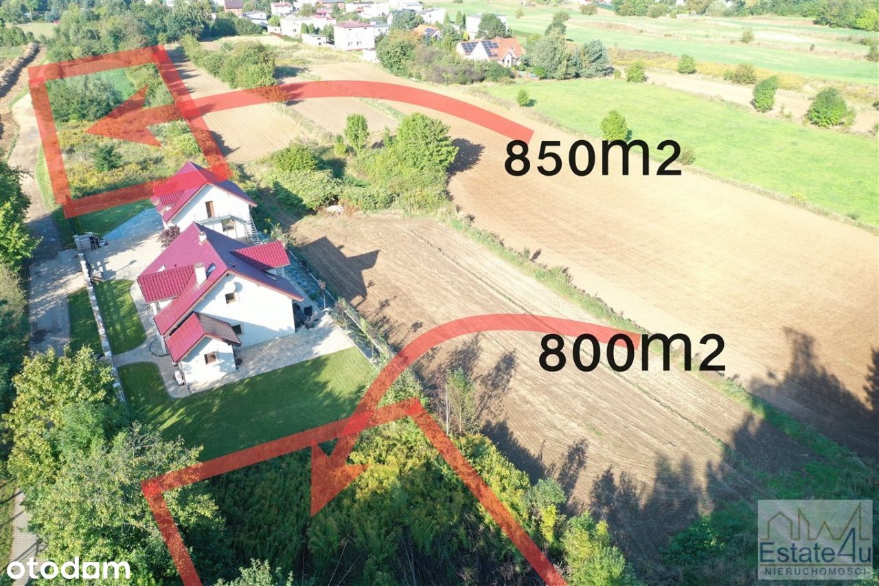 Piekna działka budowlana Bobrowniki Śląskie 900m2