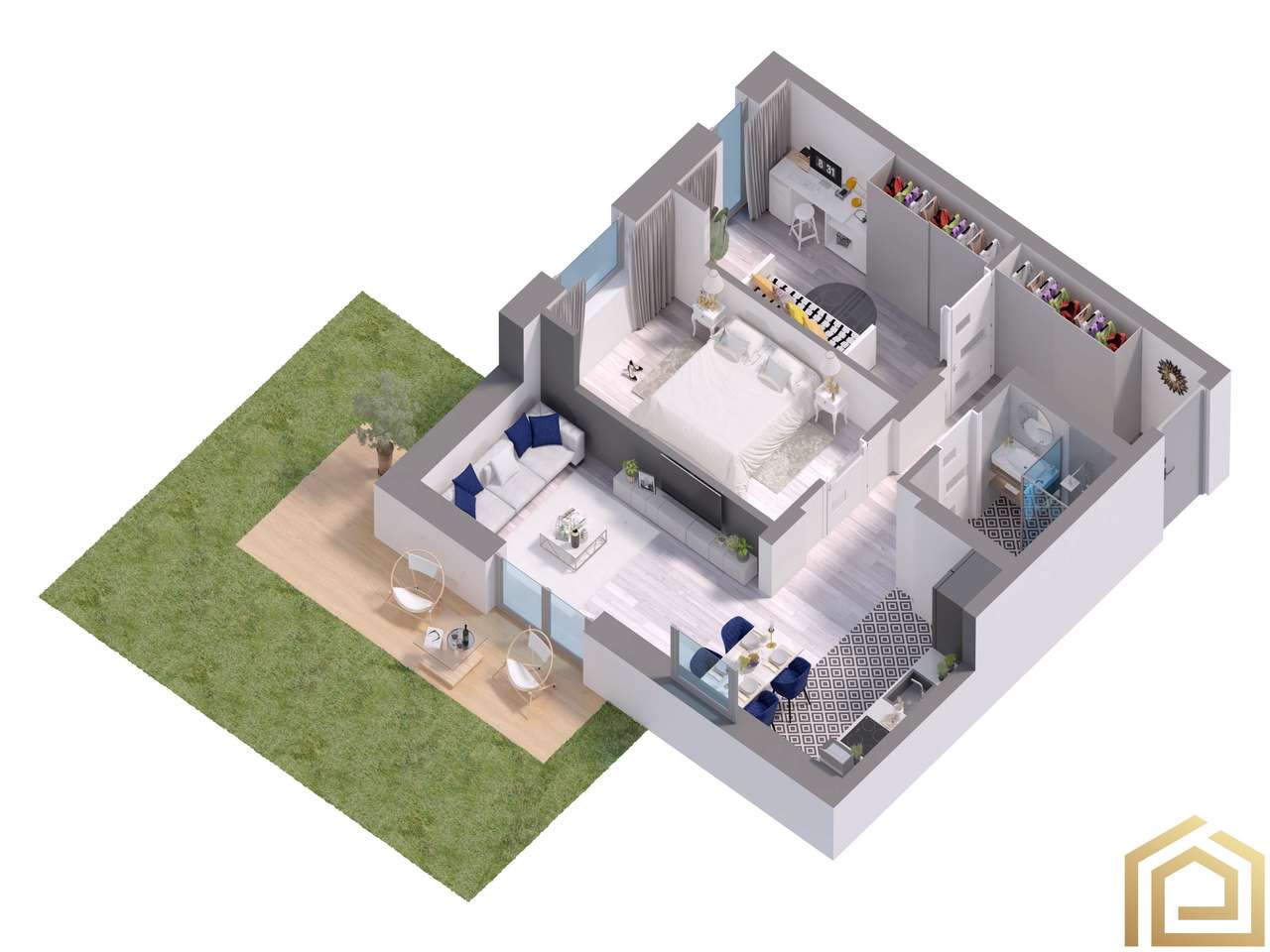 3 pokoje z ogródkiem | Stan deweloperski | Zgorzelec-7