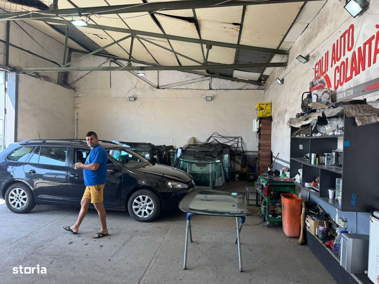 Hala 100mp+Teren 2672mp, doua deschideri, Drumul de Centura Galati - Imagine principală: 4/10