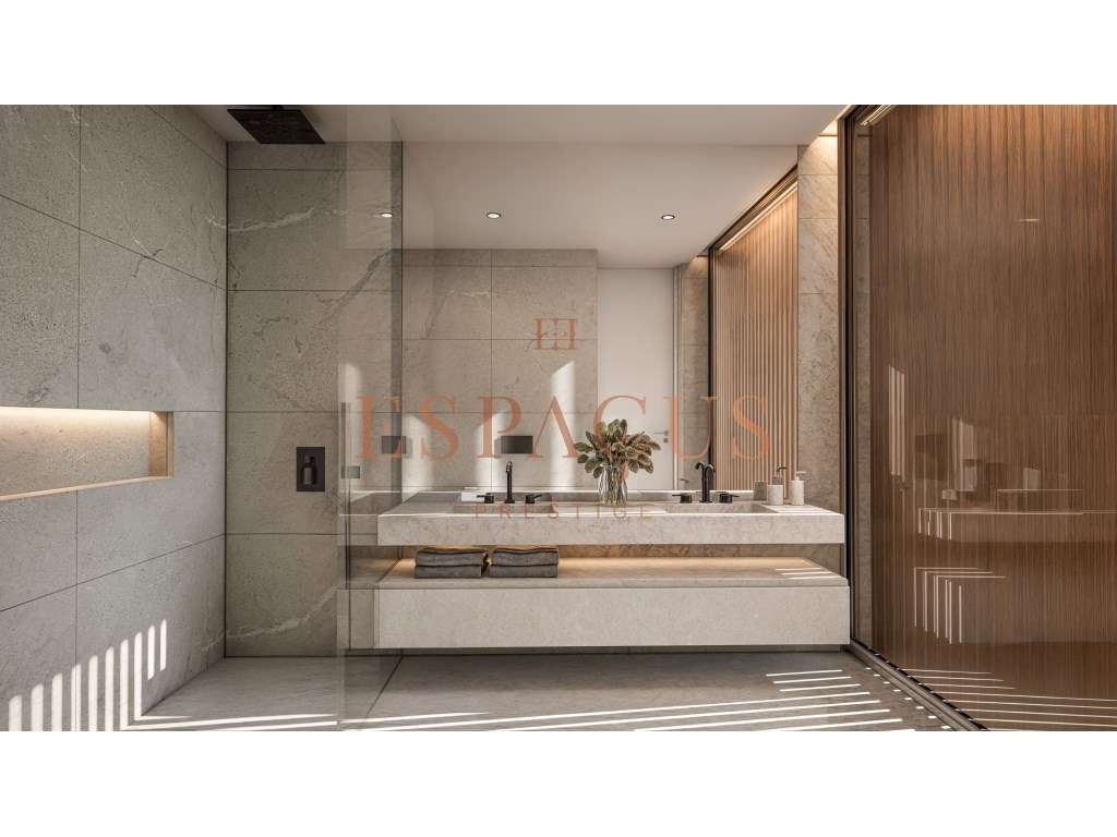 Moradia T3 com Piscina e vista Mar em Areosa-14