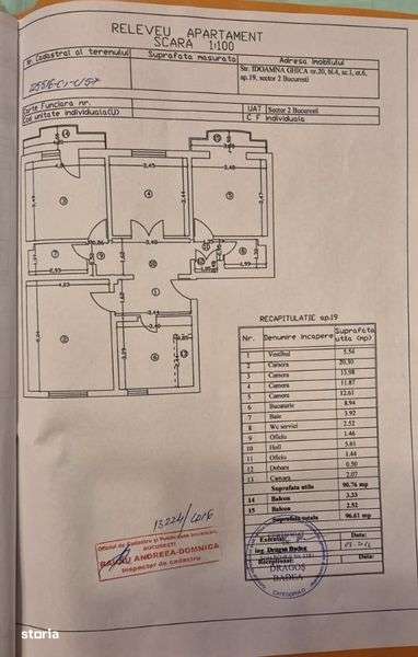 APARTAMENT 4 camere de vanzare Doamna Ghica